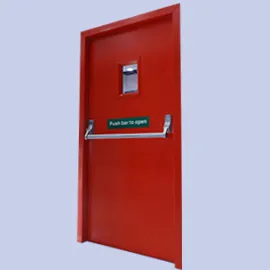 Rectangular fire resistant doors