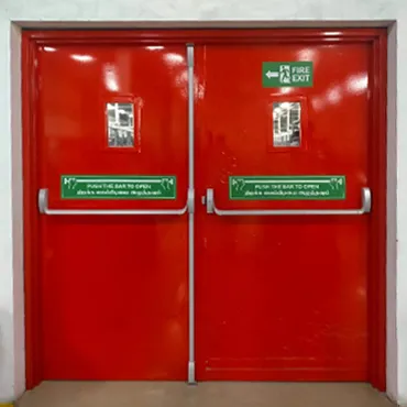 emergency exit steel doors