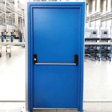 standard color coated fire resistant doors